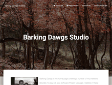 Tablet Screenshot of barkingdawgs.com